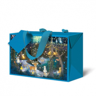 Пакет-коробка подарочный новогодний 23х16х11см 'Новый год'