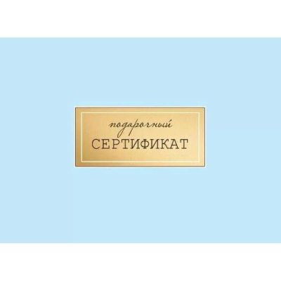 Конверт для подарочного сертификата Праздник 'Подарочный сертификат' 100х74мм
