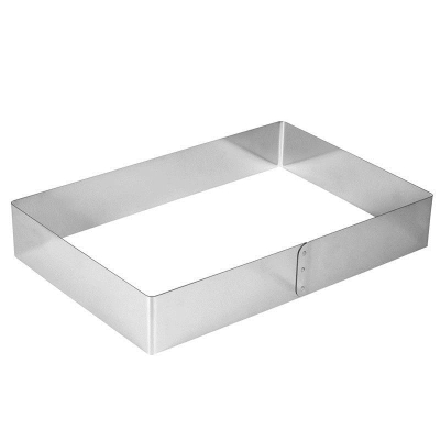 Форма для выпечки и сборки Прямоугольник 200х300х50мм нержавеющая сталь