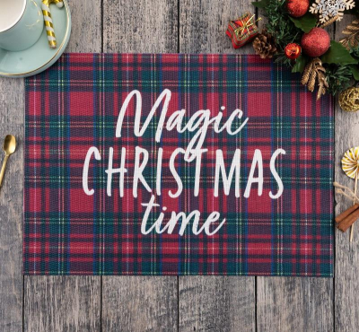Салфетка новогодняя Magic Christmas 40х29см текстиль