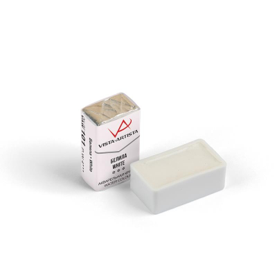 Краска акварельная Vista-Artista белила  2.5мл в кювете