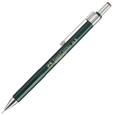 Карандаш автоматический 0.5мм Faber-Castell TK-Fine 9715 зеленый