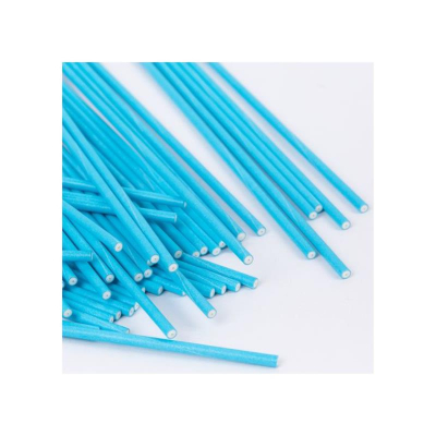 Палочки для кондитерских изделий бумажные 15см S-CHIEF 50шт голубые