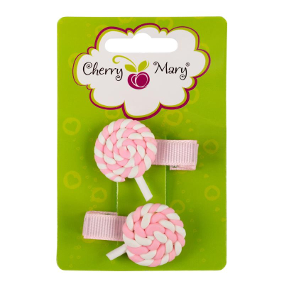 Заколки для волос CHERRY MARY  2шт 'Леденец'