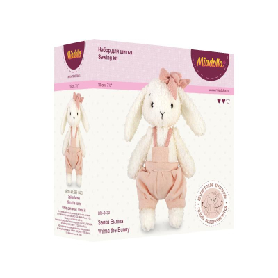 Набор для шитья Miadolla Игрушка 'Зайка Вилма' h-19см