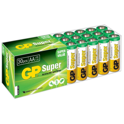 Батарейка GP  1.5V AA/LR6 Super Alkaline 30шт
