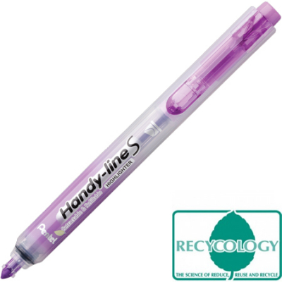 Текст-маркер Pentel Handy-line S  1-4.5мм автоматический фиолетовый