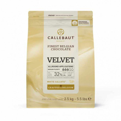 Шоколад белый Callebaut 'Velvet' 32%  2.5кг