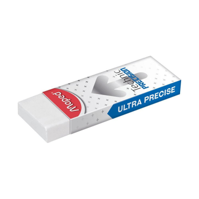 Ластик пластиковый для карандаша Maped 'Technic' Precision 62х22х5.5мм белый к артонном футляре