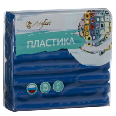 Глина полимерная термоотвердевающая Артефакт 'Классик' сапфировая  56г