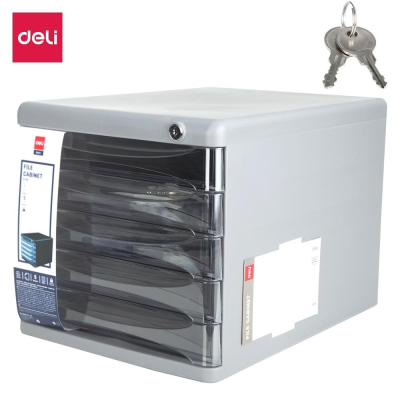 Модуль-накопитель&nbsp;&nbsp;5 отделений Deli 'Simpli' с замком серый