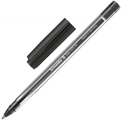 Ручка шариковая Schneider 1.0мм Tops 505 M одноразовая черная
