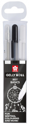 Ручки гелевые Sakura  3цв 0.8мм Gelly Roll 'Лучшие основы' в блистере
