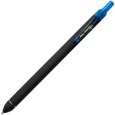 Ручка гелевая автоматическая Pentel 0.5мм 'EnerGel' Soft Touch игольчатый стержень синяя