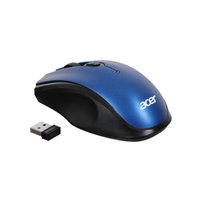 Мышь беспроводная Acer OMR032 USB черно-синяя