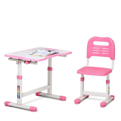 Комплект парта и стул-трансформеры FunDesk Sole II розовый