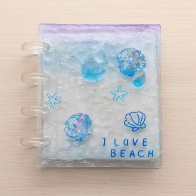 Фотоальбом-биндер на 20 карточек 6.5х9см 'Я люблю пляж'