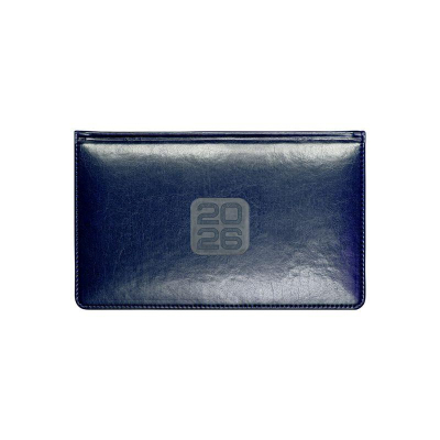 Планинг карманный 2026  15х 9см deVENTE 'Bravo' 128стр твердая обложка с поролоном искусственная кожа синий