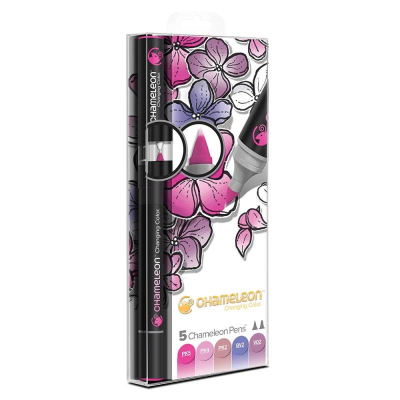 Маркеры художественные спиртовые Chameleon Color Tones 5цв Цветочные оттенки