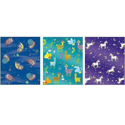 Обложка для тетрадей h-220х350мм ПВХ 70мкм Fenix 'Зверята' 3шт