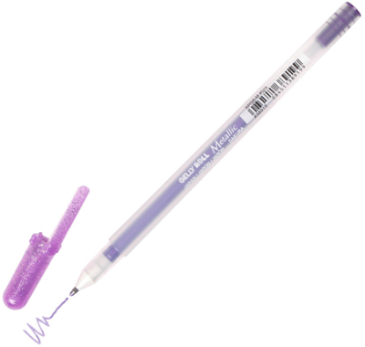 Ручка гелевая Sakura 1.0мм Gelly Roll Metallic фиолетовая
