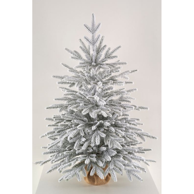 Ель искусственная 0.70м настольная Max Christmas Семирамида литая заснеженная