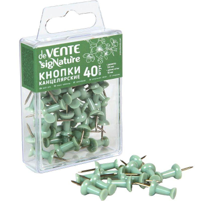 Гвоздики для досок&nbsp;&nbsp;40шт deVENTE 'sigNATURE' Оливковые в пластиковой коробке