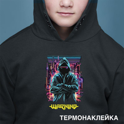 Термонаклейка для декорирования текстильных изделий deVENTE 13х18см 'Cyber'