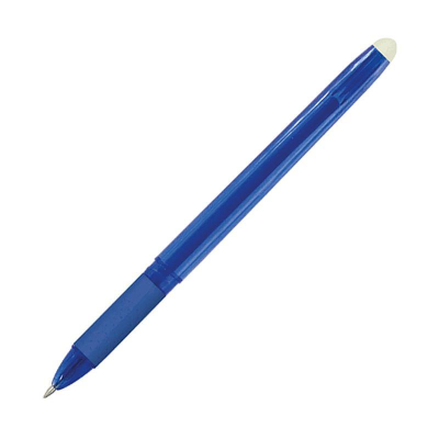 Ручка гелевая стираемая deVENTE 0.7мм 'Edit' с резиновой манжетой синяя
