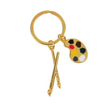 Брелок Lol&Pop 'Сноуборд' 80х50х9мм металлический с кольцом