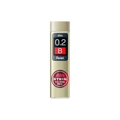 Грифель 0.20мм B Pentel 'Ain Stein' 20шт