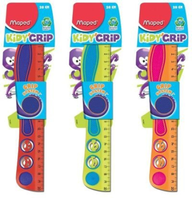 Линейка пластиковая  20см Maped Kidy' Grip с резиновым держателем