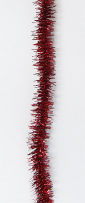 Мишура 2.0м d-40мм голографическая Карусель красная