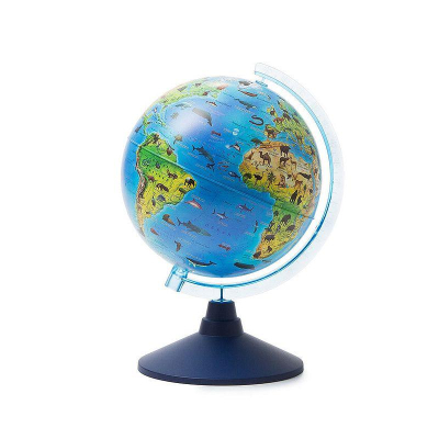 Глобус Земли настольный Globen  21см зоогеографический Классик Евро