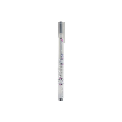 Ручка гелевая BrunoVisconti® UniWrite 'Kawaii animals' 0.8мм серебро