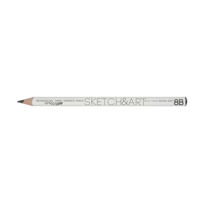Карандаш чернографитный BrunoVisconti® Sketch&Art Jumbo  8В профессиональный