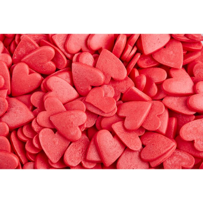 Посыпка кондитерская Топ Продукт 'Сердечки' красные большие 750г