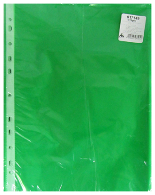 Мультифора цветная&nbsp;&nbsp;30мкм A4+ глянцевая зеленая&nbsp;&nbsp;50шт Бюрократ Премиум