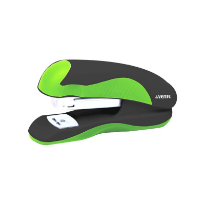 Степлер №10&nbsp;&nbsp;12л deVENTE 'MonoChrome' черный неоновые зеленые вставки