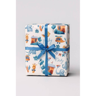 Бумага упаковочная&nbsp;&nbsp;50х70см крафтовая ILikeGift 'Счастливая упаковка'