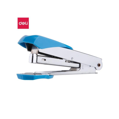 Степлер №10  12л Deli металлический цвета ассорти