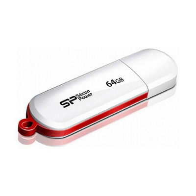 Флэш-драйв  64Gb Silicon Power Luxmini 320 White