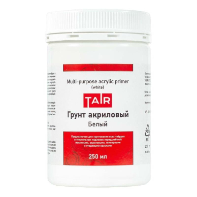 Грунт акриловый Таир белый&nbsp;&nbsp;250мл