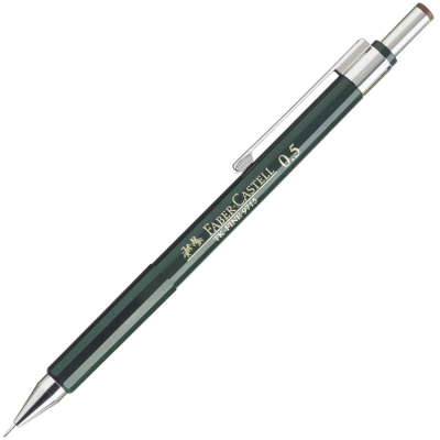 Карандаш автоматический 0.5мм Faber-Castell TK-Fine 9715 зеленый