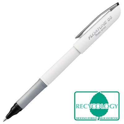 Роллер Pentel 0.8мм 'Floatune' одноразовый черный