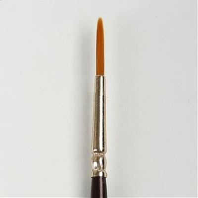 Кисть синтетика круглая Decola № 6 ручка 15см