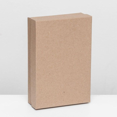 Коробка подарочная прямоугольная 24х16х6см крафт