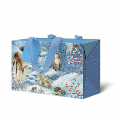 Пакет-коробка подарочный новогодний 23х16х11см 'Новый год'