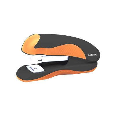 Степлер №10&nbsp;&nbsp;12л deVENTE 'MonoChrome' черный неоновые оранжевые вставки