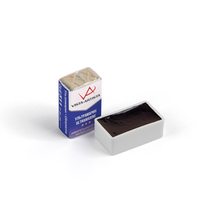 Краска акварельная Vista-Artista ультрамарин  2.5мл в кювете